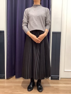 BRICK HOUSE シャツ工房 福岡橋本木の葉モール店さん（レディース・164cm）の冬コーディネート