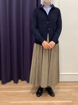 BRICK HOUSE シャツ工房 福岡橋本木の葉モール店さん（レディース・164cm）の冬コーディネート