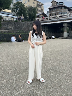 妃那さん（レディース・158cm）の夏コーディネート