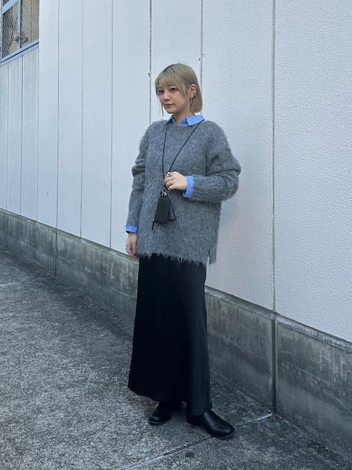 セール】クラッシュサテンナロースカート（スカート）｜KBF