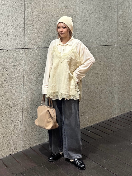 【試着のみ】The Barnnet パフィーテリー ドローストリングパンツ 2サイズ展開』ドローストリングデニム（デニムパンツ）｜KBF