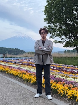 「classicalelf（クラシカルエルフ）のアイテム」を使った、カズさん（メンズ・176cm）の春コーディネート