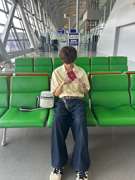 「アイテム（キーホルダー）」を使った、びっきーさん（メンズ・176cm）の夏コーディネート