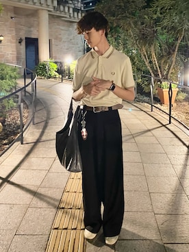 「アイテム（キーケース/キーアクセサリー）」を使った、びっきーさん（メンズ・174cm）の秋コーディネート