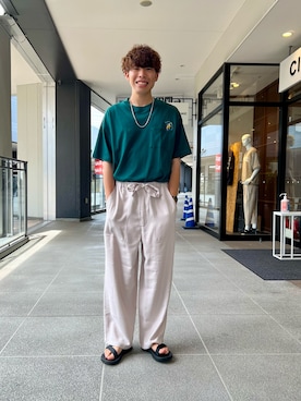 「CPCM（シーピーシーエム）のアイテム（アクセサリー）」を使った、YUKIさん（メンズ・172cm）の夏コーディネート
