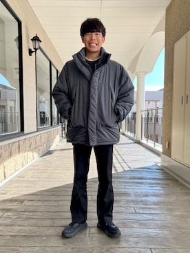 「CPCM（シーピーシーエム）のアイテム（ジャケット/アウター）」を使った、YUKIさん（メンズ・172cm）の秋コーディネート