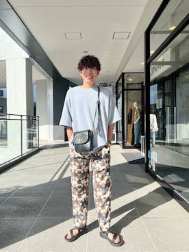 「CPCM」｜「アイテム（サンダル）」を使った、YUKIさん（メンズ・172cm）の夏コーディネート