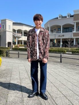 「CPCM」｜「アイテム（モカシン/デッキシューズ）」を使った、YUKIさん（メンズ・172cm）の春コーディネート