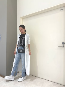 「アイテム（財布）」を使った、Yokoyokoさん（レディース・160cm）の春コーディネート