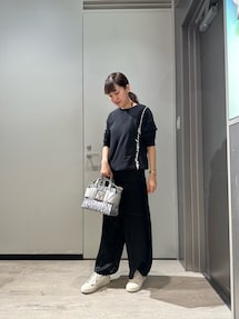 アルマーニエクスチェンジ　シフォン　パンツ　シースルー アルマーニエクスチェンジ シフォン パンツ シースルー - メルカリ