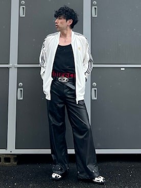 「アイテム（アンダーウェア）」を使った、shinyaさん（メンズ・168cm）の秋コーディネート