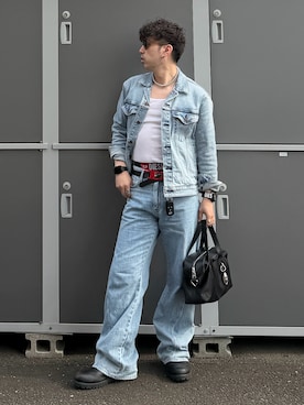 「EDWIN（エドウィン）のアイテム」を使った、shinyaさん（メンズ・168cm）の春コーディネート