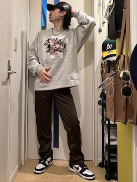 「MSG（エムエスジー）のアイテム」を使った、shinyaさん（メンズ・168cm）の冬コーディネート