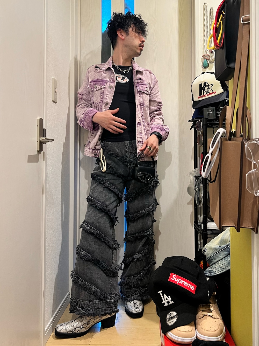 shinya｜CLELのデニムパンツを使ったコーディネート - WEAR