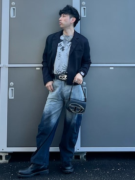 「アイテム（フレグランスミスト）」を使った、shinyaさん（メンズ・168cm）の秋コーディネート