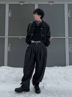 「アイテム（フレグランス）」を使った、shinyaさん（メンズ・168cm）の冬コーディネート