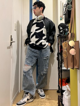 「SITRY（シトリー）のアイテム（ジャケット/アウター）」を使った、shinyaさん（メンズ・168cm）の冬コーディネート