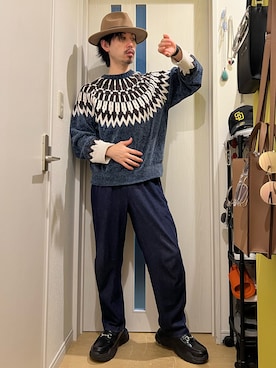 「厚底スニーカー」｜shinyaさん（メンズ・168cm・40代）の秋コーディネート