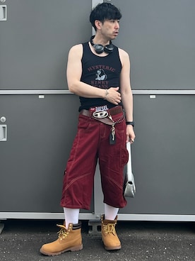 「アイテム（ボクサーパンツ）」を使った、shinyaさん（メンズ・168cm・40代）の夏コーディネート