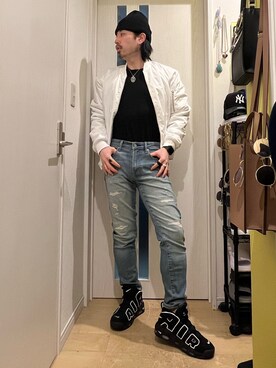 「MSG（エムエスジー）のアイテム（ジャケット/アウター）」を使った、shinyaさん（メンズ・168cm）の冬コーディネート