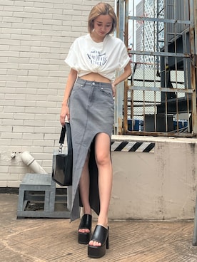 熊澤姫奈さん（レディース・155cm）の夏コーディネート