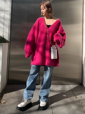 熊澤姫奈さん(レディース・156cm)の冬コーディネート