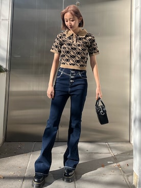 熊澤姫奈さん（レディース・155cm）の冬コーディネート