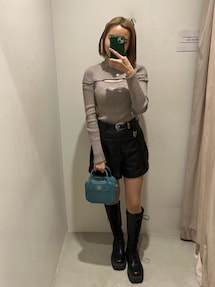 EVRIS　メタルバックルフェイクレザーベルト 1_2.jpg