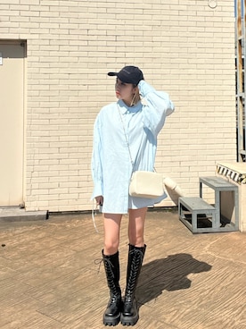 熊澤姫奈さん（レディース・155cm）の春コーディネート