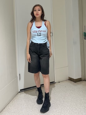 熊澤姫奈さん（レディース・155cm）の夏コーディネート