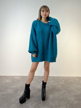 熊澤姫奈さん(レディース・155cm)の冬コーディネート