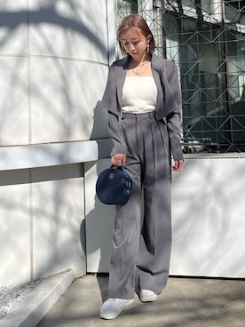 熊澤姫奈さん（レディース・155cm）の春コーディネート