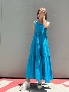 熊澤姫奈さん（レディース・155cm）の夏コーディネート