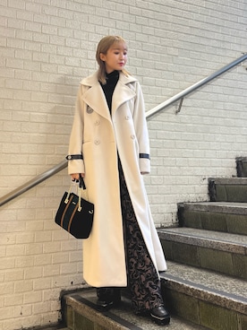 熊澤姫奈さん（レディース・156cm）の冬コーディネート