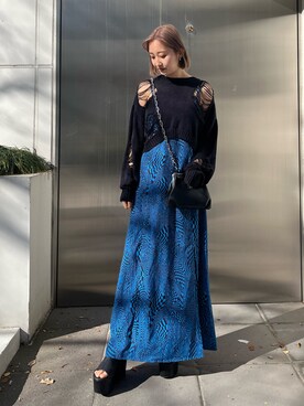 熊澤姫奈さん（レディース・155cm）の冬コーディネート