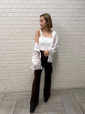 熊澤姫奈さん（レディース・155cm）の夏コーディネート