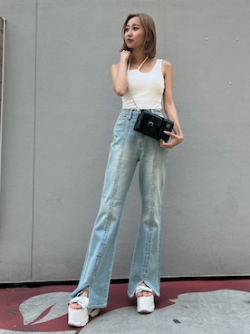 熊澤姫奈さん（レディース・155cm）の夏コーディネート