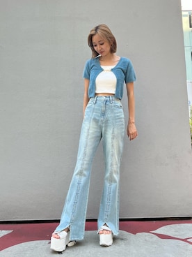 熊澤姫奈さん（レディース・155cm）の夏コーディネート