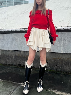 熊澤姫奈さん（レディース・155cm）の冬コーディネート