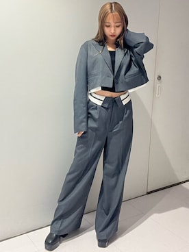 熊澤姫奈さん（レディース・155cm）の秋コーディネート