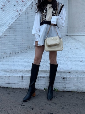 熊澤姫奈さん（レディース・155cm）の冬コーディネート