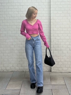 熊澤姫奈さん（レディース・155cm）の冬コーディネート