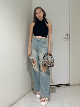 「EVRIS 」｜熊澤姫奈さん（レディース・155cm）の夏コーディネート