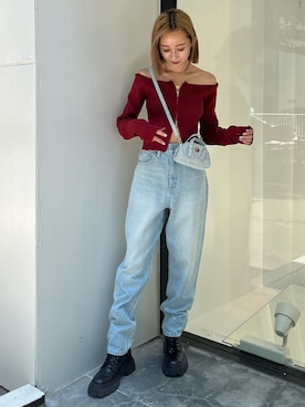 熊澤姫奈さん（レディース・155cm）の秋コーディネート