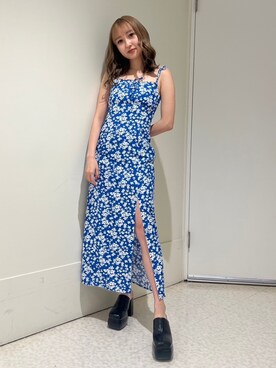 熊澤姫奈さん(レディース・155cm)の春コーディネート