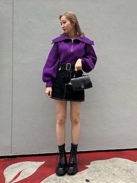 熊澤姫奈さん（レディース・155cm）の秋コーディネート