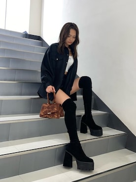 花島郁さん（レディース・167cm）の夏コーディネート