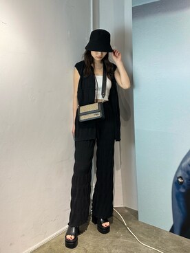 花島郁さん（レディース・167cm）の夏コーディネート