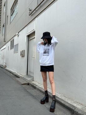 花島郁さん（レディース・167cm）の春コーディネート