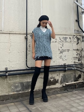 花島郁さん（レディース・167cm）の夏コーディネート